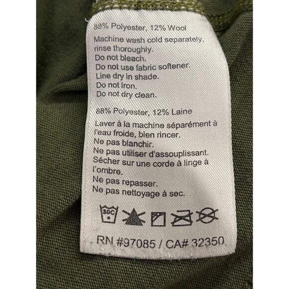 Outdoor Research Women's Medium Long Sleeve 1/4 Zip Baselayer Top Green - Picture 8 of 8